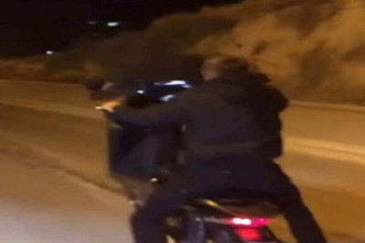 Denizli'de motosikletin önünü kaldıran sürücüye 48 bin lira ceza