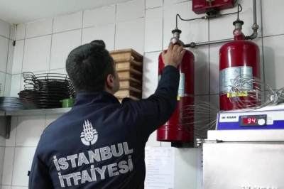 Beyoğlu'ndaki otellere yangın denetimi yapıldı