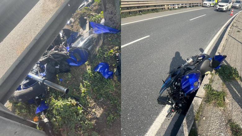 Bariyere Çarpan Motosikletin Sürücüsü 3 Günlük Yaşam Mücadelesini Kaybetti!