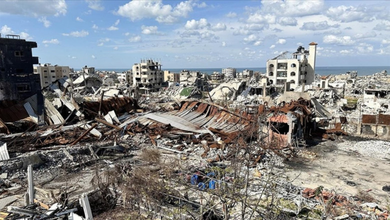 Gazze'nin yeniden imar planının maliyetinin 53 milyar dolar olduğu belirtildi