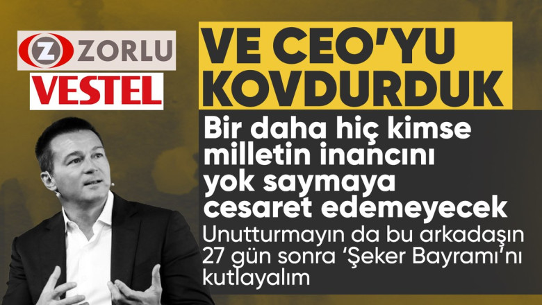 Zorlu Holding CEO'su Cem Köksal istifa etti