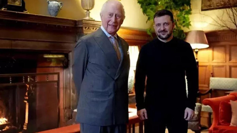 İngiltere Kralı 3. Charles, Ukrayna Devlet Başkanı Zelenskiy ile görüştü
