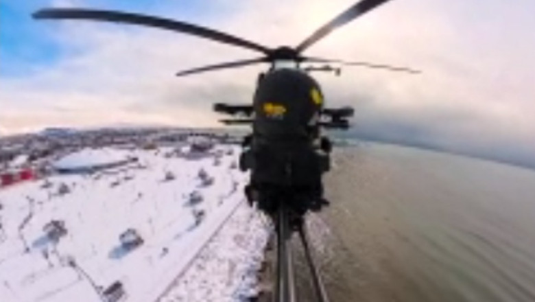 ATAK helikopterinin namlusuna kamera yerleştirildi: Görüntüler ilgi çekti