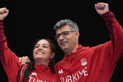 Yusuf Dikeç ile Şevval İlayda Tarhan ikilisi, altın madalya kazandı