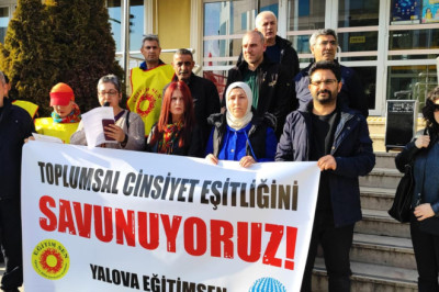 Eğitim Sen'den Toplumsal Cinsiyet Eşitliği Mücadelesine Destek ve MEB'e Tepki!