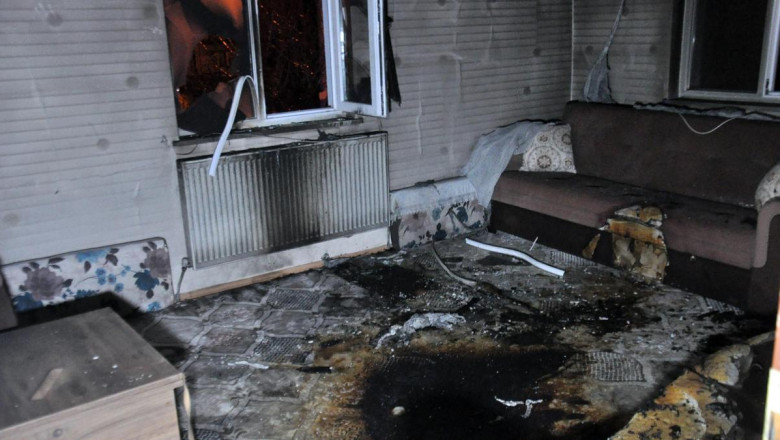 Karaman'da eve molotofkokteyli atıldı; 4 ay önce de annesinin evini yakmışlar