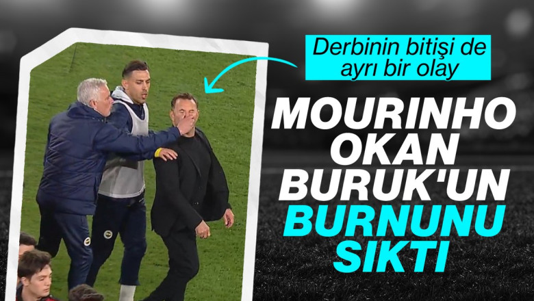 Fenerbahçe'de Jose Mourinho'dan Okan Buruk'a olay hareket