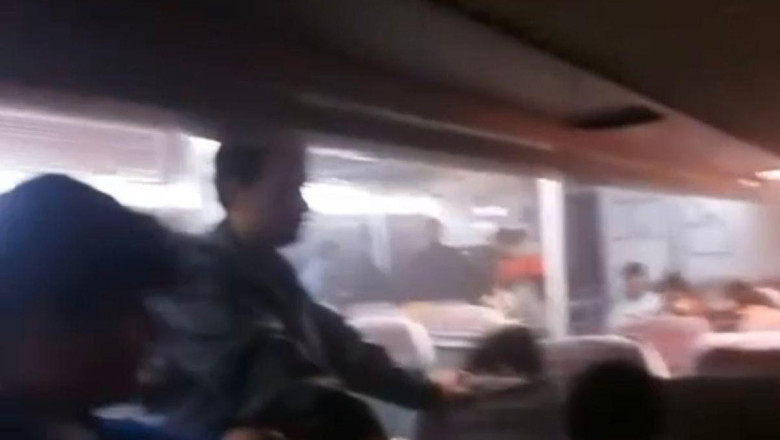 BUDO deniz otobüsünde yangın: 4 yolcu dumandan etkilendi