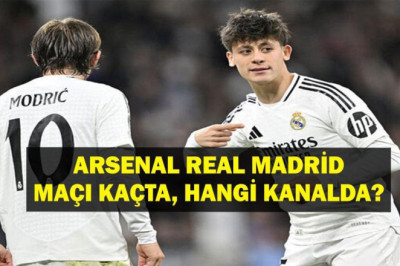 Arsenal Real Madrid Maçı Hangi Kanalda? UEFA Şampiyonlar Ligi (UCL) Çeyrek Final Arsenal Real Madrid Maçı Saat Kaçta? Arda Güler Oynayacak Mı, İlk 11 Başlayacak Mı?