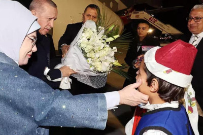 Cumhurbaşkanı Erdoğan Diplomasi Forumu'na katılmak üzere Antalya'ya gitti