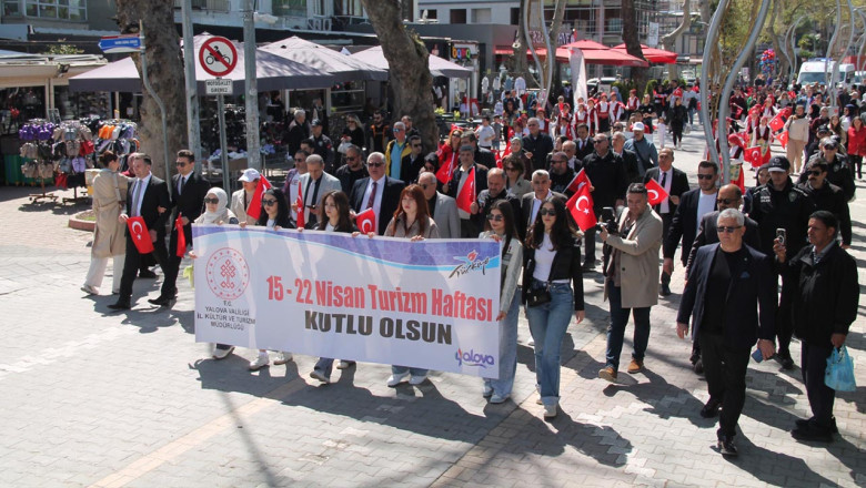 Yalova'da Turizm Haftası Coşkusu Başladı