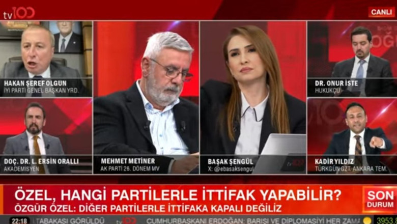 Canlı yayında 'Sayın Öcalan' tartışması