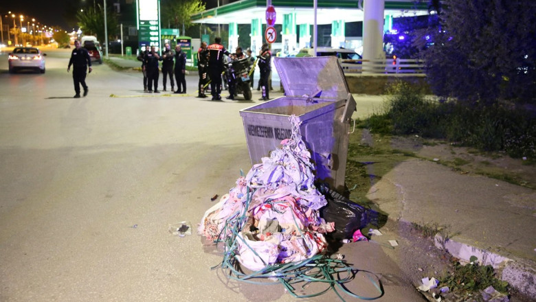 Denizli'de çöp konteynerinde bebek cesedi bulundu