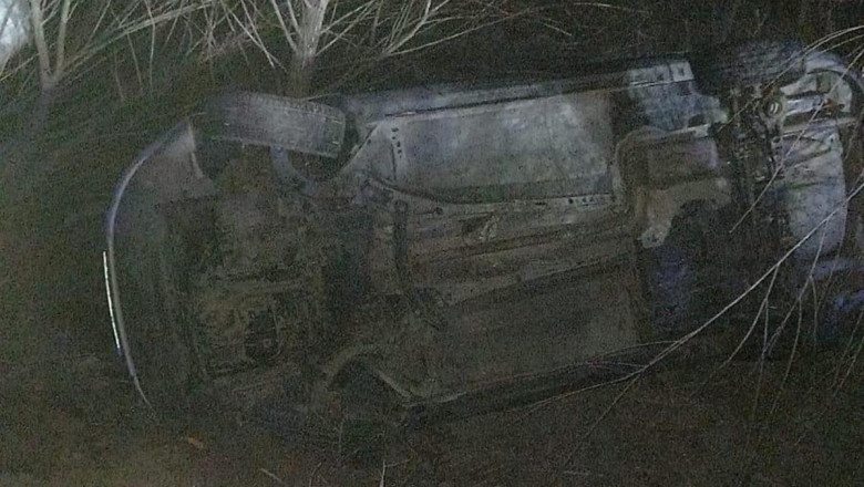 Nevşehir'de otomobil şarampole devrildi: 1 yaralı