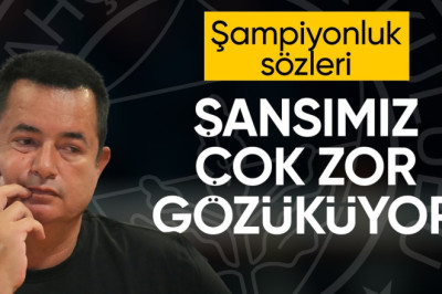 Acun Ilıcalı: Şansımız çok zor gözüküyor