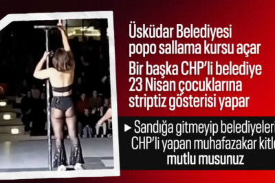 CHP'li belediyelerde skandallar bitmiyor: Erotik dans kursundan sonra direk dansı gösterisi