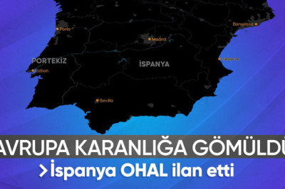 İspanya’da elektrik krizi: OHAL ilan edildi