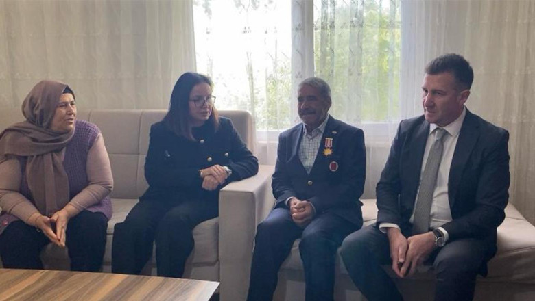 Vali Kaya, Gazi Hasan Köksal’ın Kapısını Çaldı