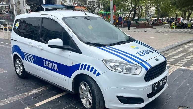 Zabıta aracı yeni görünümüne kavuştu