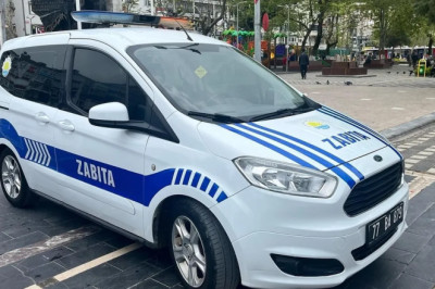 Zabıta aracı yeni görünümüne kavuştu
