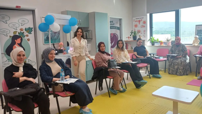 Gebe Okulu 1. tur eğitimi tamamlandı