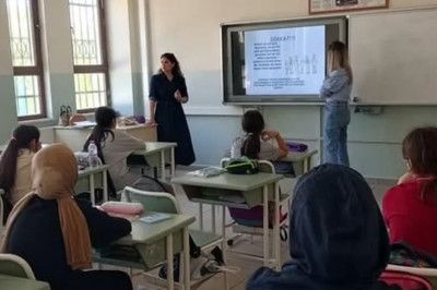 Termal Toplum Sağlığı Merkezi öğrencilere bilgilendirmelerde bulundu