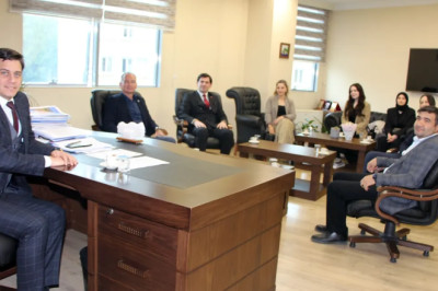Yeşilay yönetiminden Genel Sekreter Yılmaz'a nezaket ziyareti