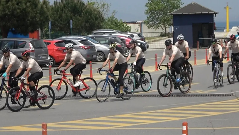 Doğa için pedal bastılar