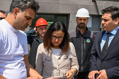 Vali Kaya, yeni valilik binası çalışmalarını denetledi