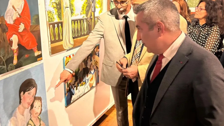 Yalovalı genç ressamlar alkış topladı!