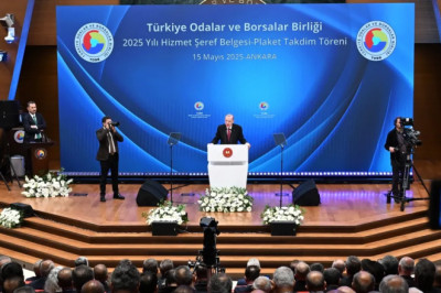 Cemil Demiryürek TOBB’un plaket takdim törenine katıldı