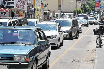 Yalova’da araç sayısı 94 bin’e çıktı