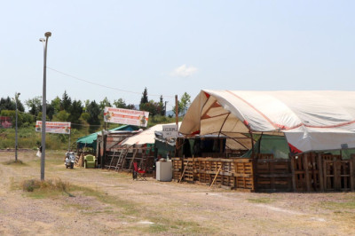 Çiftlikköy’de Kurban Pazarı Hazırlıkları Tamamlandı