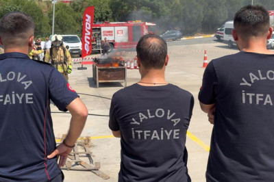 Yalova İtfaiyesine İBB'den Eğitim Aldı!
