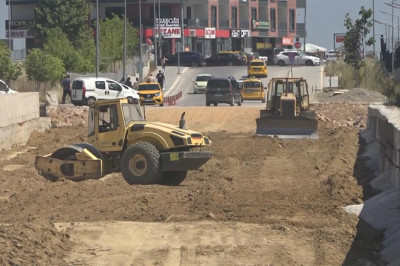 Yalova’da Çöken Hastane Yolunun Yapımında Sona Yaklaşıldı