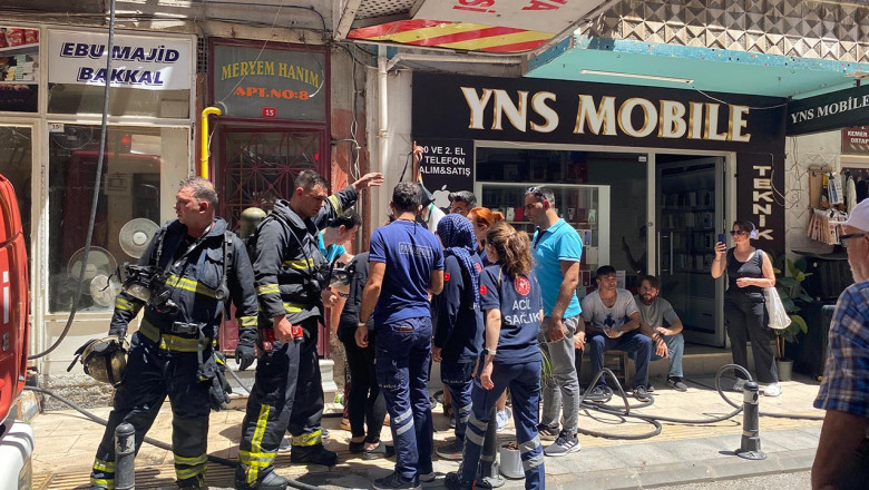 Doğan Sokak’ta Korkutan Yangın