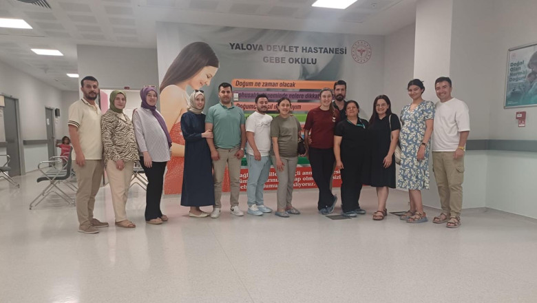 Gebe Okulunda Eşli Eğitimlere Devam