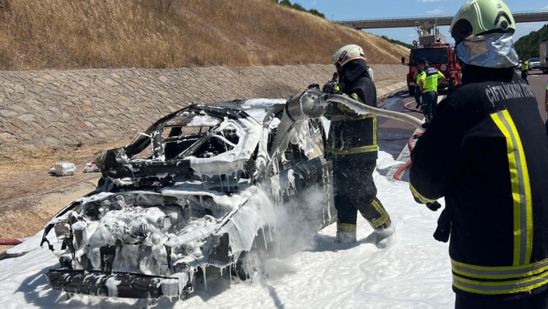 Çiftlikköy İtfaiyesi İş Başında