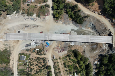 Esenköy'de Tünel ve Viyadük Çalışmaları Devam Ediyor