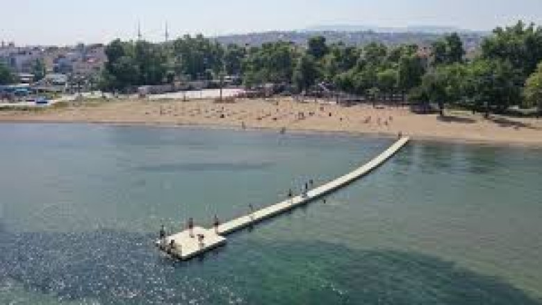 Akasya Plajı’nda Yürek Burkan Olay