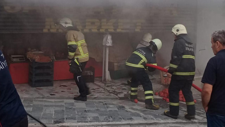 Yalova’da Market Küle Döndü