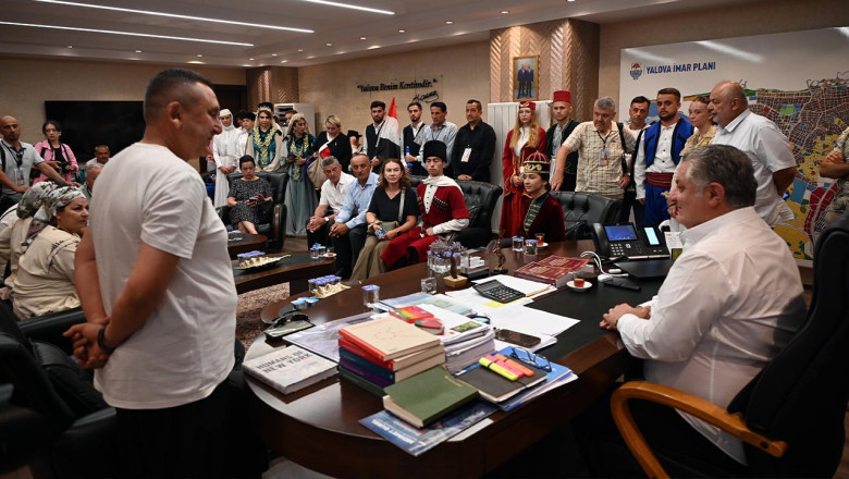 YAFEM’in Türk Dünyası Temsilcileri Yalova Belediyesi’nde Ağırlandı