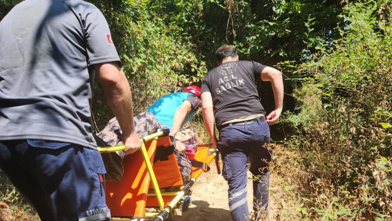 Gökçe Barajı’ndaki Dağlık Alanda Rahatsızlanan Vatandaş İçin Ekipler Seferber Oldu