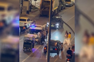 Yalova'da Bıçakla Yoldan Geçen Araçlara Saldıran Zanlı Yakalandı