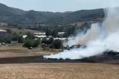 Yalova’da Yangın Alarmı Ekipler Seferber Oldu