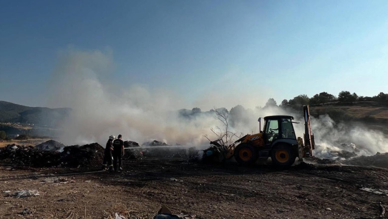 Doğu Sırtı Caddesi’nde Yangın