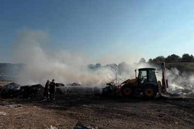 Doğu Sırtı Caddesi’nde Yangın