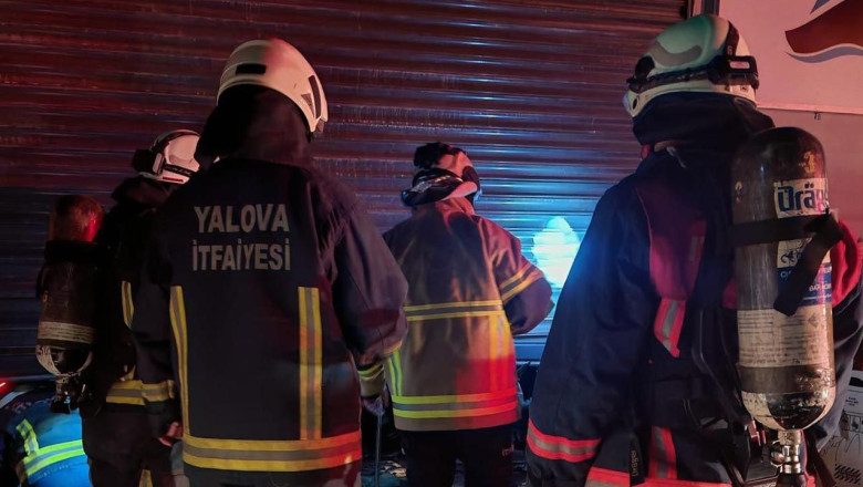 Tekne İmalathanesinde Korkutan Yangın