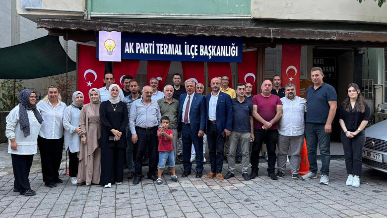 AK Parti Yalova Teşkilatı, Termal İlçe Danışma Meclisi Toplantısı’nda Bir Araya Geldi