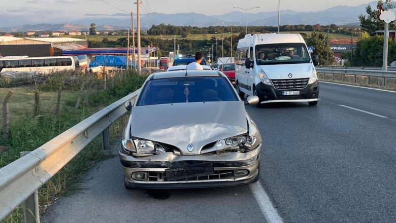 Samsun'da zincirleme trafik kazasında 3 kişi yaralandı